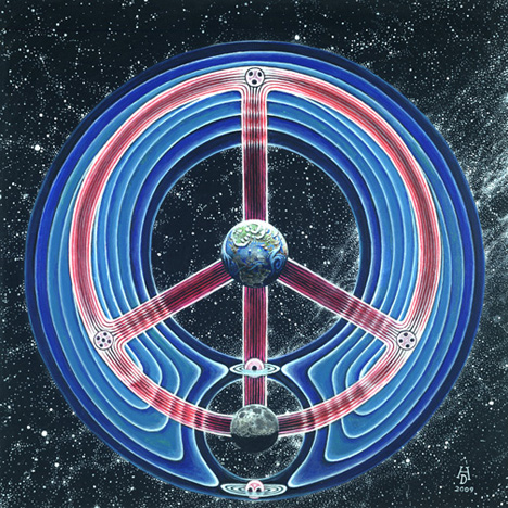 Cosmic Peace Sign